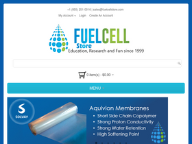 'fuelcellstore.com' screenshot