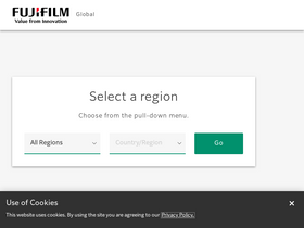 'fujifilm.com' screenshot