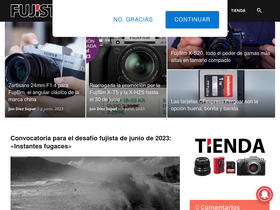 'fujistas.com' screenshot