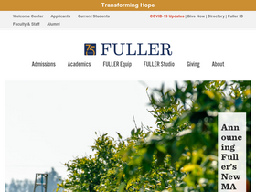 'fuller.edu' screenshot