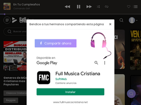 'fullmusicacristiana.net' screenshot