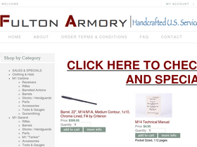 'fulton-armory.com' screenshot