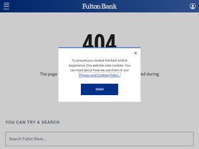 'fultonbankonlinebnk.com' screenshot