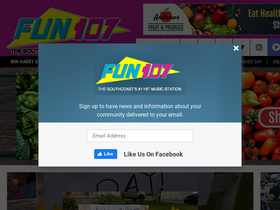 'fun107.com' screenshot