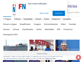 'funchalnoticias.net' screenshot