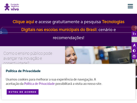 'fundacaotelefonicavivo.org.br' screenshot