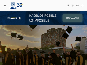 'fundacionunam.org.mx' screenshot