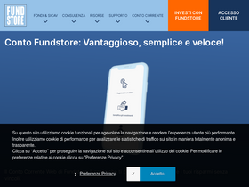 'fundstore.it' screenshot