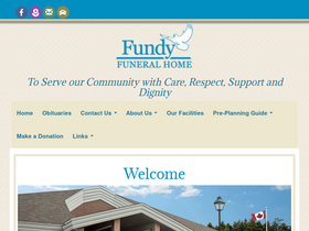'fundyfuneralhome.com' screenshot