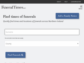 'funeraltimes.com' screenshot