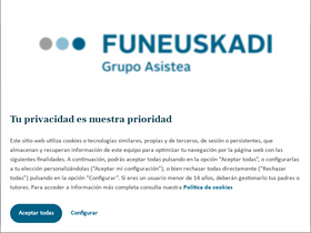 'funeuskadi.com' screenshot