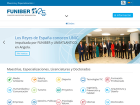 'funiber.org' screenshot