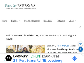 'funinfairfaxva.com' screenshot