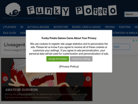 'funkypotato.com' screenshot
