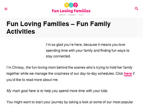 'funlovingfamilies.com' screenshot