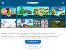 'funnygames.nl' screenshot