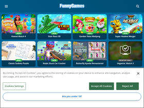 'funnygames.org' screenshot