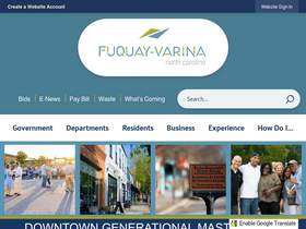 'fuquay-varina.org' screenshot