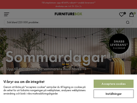 'furniturebox.se' screenshot