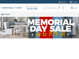 'furniturecart.com' screenshot