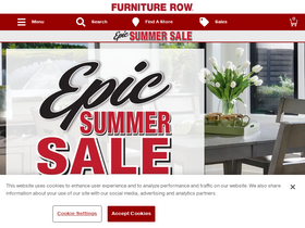 'furniturerow.com' screenshot