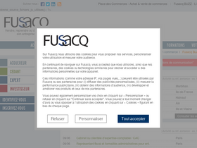 'fusacq.com' screenshot