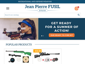 'fusil-calais.com' screenshot