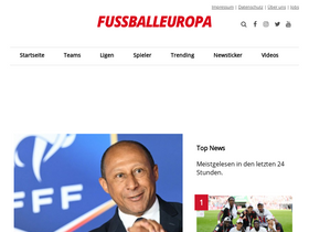 'fussballeuropa.com' screenshot