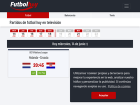 'futbolhoy.es' screenshot
