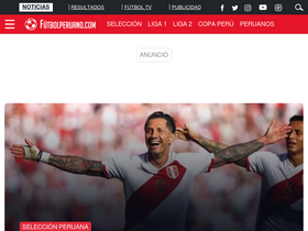 'futbolperuano.com' screenshot