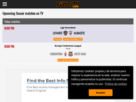 'futboltv.info' screenshot