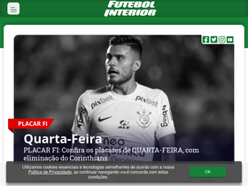 'futebolinterior.com.br' screenshot