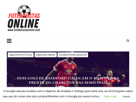 'futebolistasonline.club' screenshot