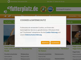 'futterplatz.de' screenshot