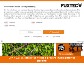 'fuxtec.it' screenshot