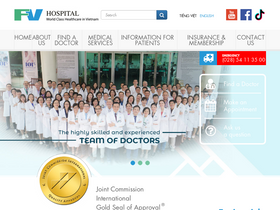 'fvhospital.com' screenshot