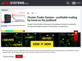'fxprosystems.com' screenshot