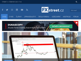 'fxstreet.cz' screenshot