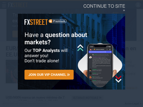 'fxstreet.es' screenshot