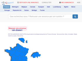 'g-trouve.com' screenshot