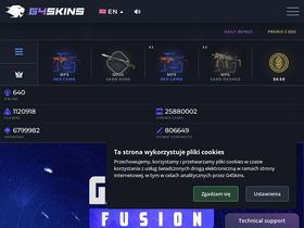 'g4skins.com' screenshot