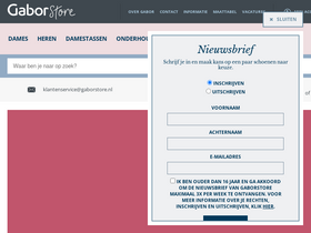'gaborstore.nl' screenshot