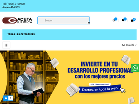 'gacetastore.com' screenshot