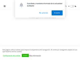 'gacetinmadrid.com' screenshot