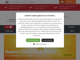 'gadero.nl' screenshot