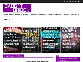 'gadgetbridge.com' screenshot