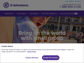 'gadventures.com' screenshot