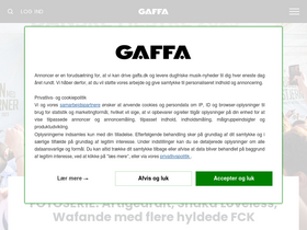 'gaffa.dk' screenshot