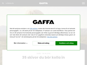'gaffa.se' screenshot