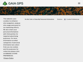 'gaiagps.com' screenshot
